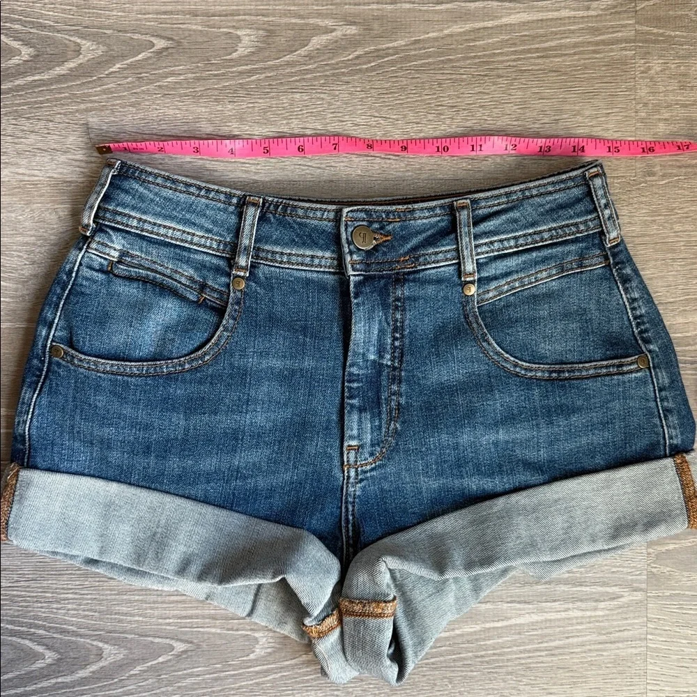 Anthropologie PILCRO  Rolled Denim Shorts 26 - Picture 5 of 10